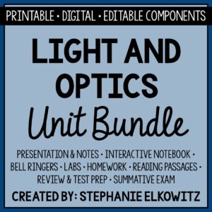 Light and Optics Unit Bundle