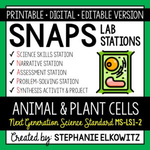 MS-LS1-2 Plant and Animal Cells Lab