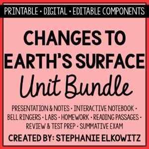 Slow and Rapid Changes to Earth Unit Bundle