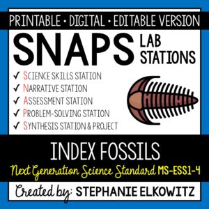 MS-ESS1-4 Index Fossils Lab