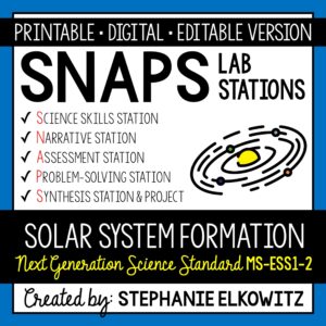 MS-ESS1-2 Formation of the Solar System Lab