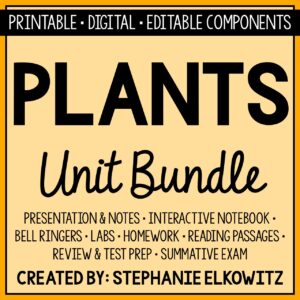 Plants Unit Bundle