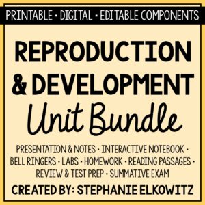 Human Reproduction and Development Unit Bundle