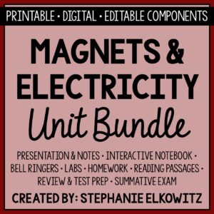 Magnets and Electricity Unit Bundle
