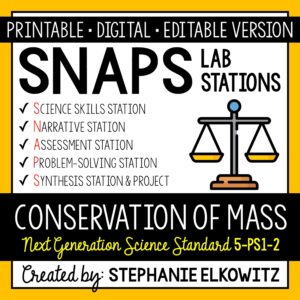 5-PS1-2 Conservation of Mass Lab