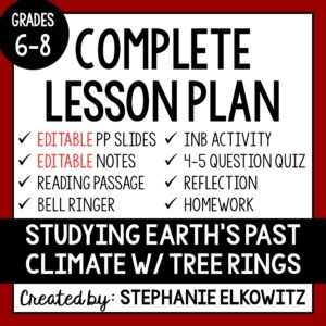 Studying Earth’s Climate with Tree Rings Lesson