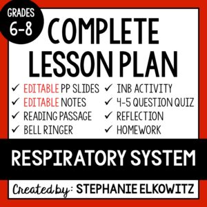 Respiratory System Lesson