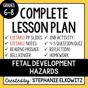 Fetal Development Hazards Lesson