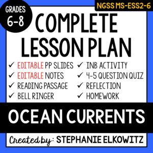 MS-ESS2-6 Ocean Currents Lesson