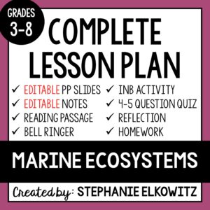 Marine Ecosystems Lesson