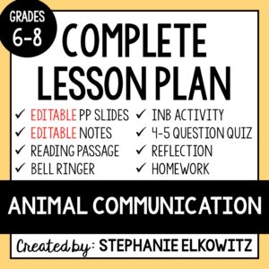 Animal Communication Lesson