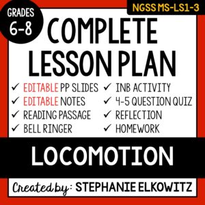 MS-LS1-3 Locomotion Lesson