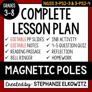 3-PS2-3 & 3-PS2-4 Magnetic Poles Lesson