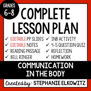 Communication in the Body Lesson