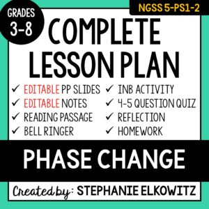 5-PS1-2 Phase Change Lesson