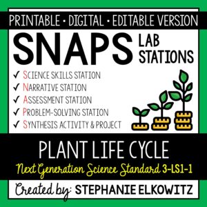 3-LS1-1 Plant Life Cycle Lab