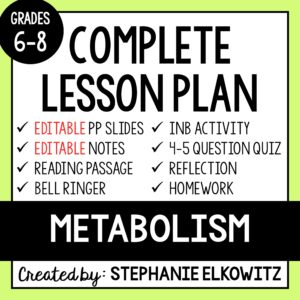Metabolism Lesson