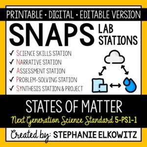 5-PS1-1 States of Matter Lab