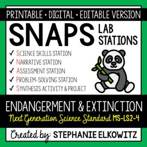 MS-LS2-4 Extinction and Endangerment Lab