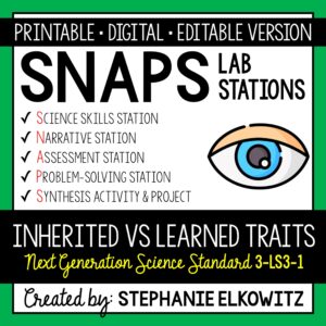 3-LS3-1 Inherited vs. Learned Traits Lab