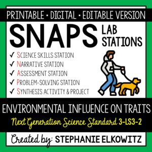 3-LS3-2 & MS-LS1-5 Environmental Influence on Traits Lab