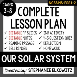 MS-ESS1-2 The Solar System Lesson
