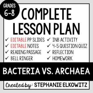 Bacteria vs. Archaea Lesson
