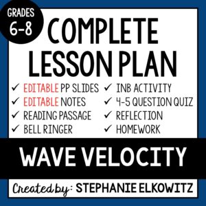 Wave Velocity Lesson