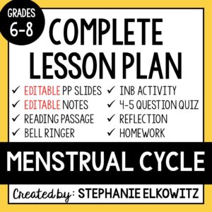 Menstrual Cycle Lesson