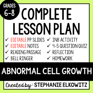 Abnormal Cell Growth Lesson